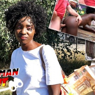 Сисястую негритянку дрючит белый мужик