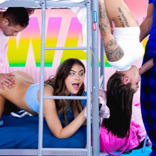 Отличная ебля с гибкими девушками