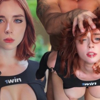 Рыжая русская сисястая телка круто трахается