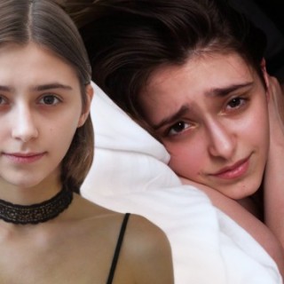 Худая молодая  любовница в сексе